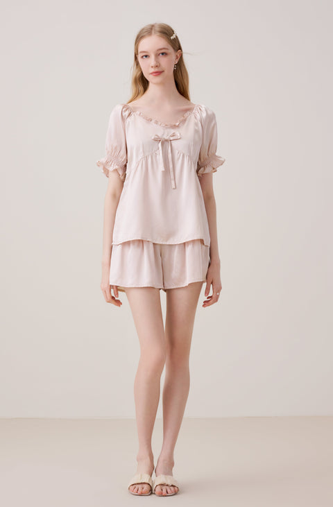 Vanilla Ice 100% Mulberry Silk Short Pajama Set Cami and Shorts, Silk PJ Romper