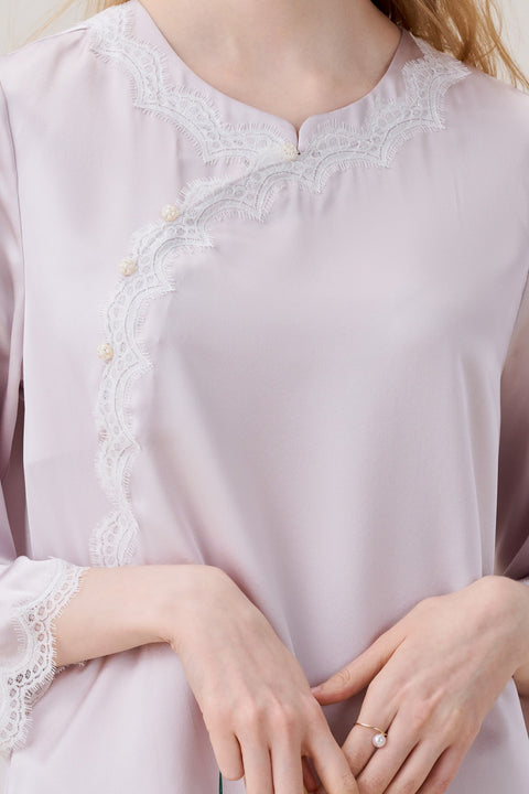 Camisón de seda estilo chino vintage
