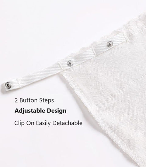 Camisole-Abdeckung aus Seidenspitze, BH-Einsatz, einteilig, abnehmbare Brustabdeckung für Frauen, Anti-Peep-Clip-On-Schutz